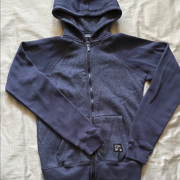 Joe's Jeans Boy's Dark Blue Zip-Up Sweater - Picture 1 of 3